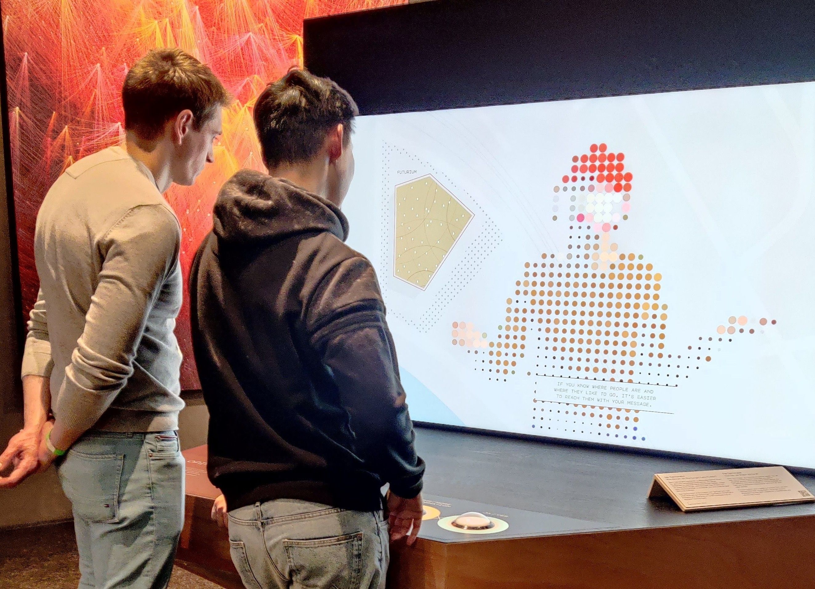 Picture of the Opinionator piece at Futurium, Berlin. Picture by
communications Tactical Tech.
